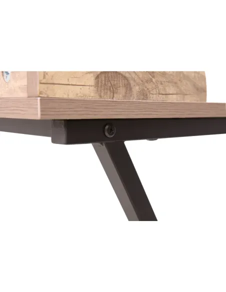 Birou KONDELA pentru birou, 90x50x79 cm, PAL melaminat/metal | MobilaOK