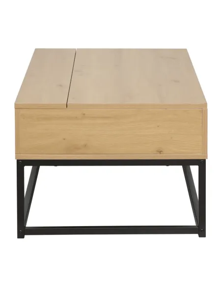 Măsuță de cafea LIVINA, living, 100x55x40 cm, PAL melaminat și metal | MobilaOK