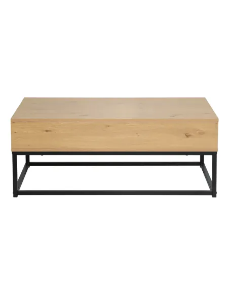 Măsuță de cafea LIVINA, living, 100x55x40 cm, PAL melaminat și metal | MobilaOK