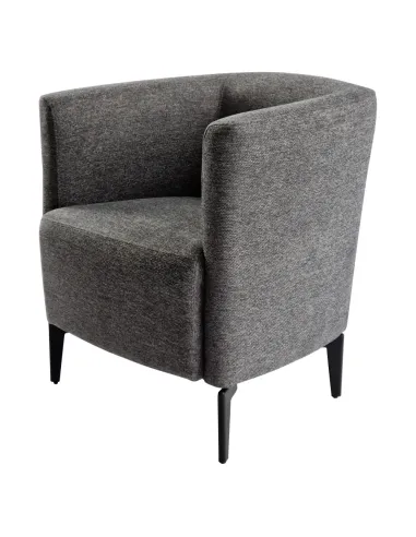 Fotoliu KAPY, living/birou, 67x70x75 cm, tesatura Matana, picioare metal | MobilaOK