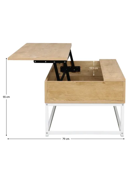 Măsuță de cafea LIVINA living 100x55x40 cm PAL melaminat | MobilaOK