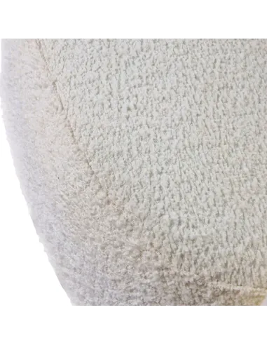 Fotoliu PRESO, living/birou, 75x68x76 cm, Tapițerie Bouclé, picioare metal | MobilaOK