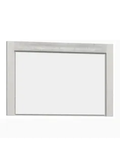 Oglindă INFINITY I-12 pentru living, 120x80 cm, PAL melaminat frasin alb | MobilaOK
