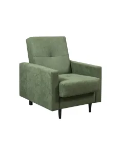Fotoliu VALDO, Living, 78x93x99 cm, Textil Verde | MobilaOK
