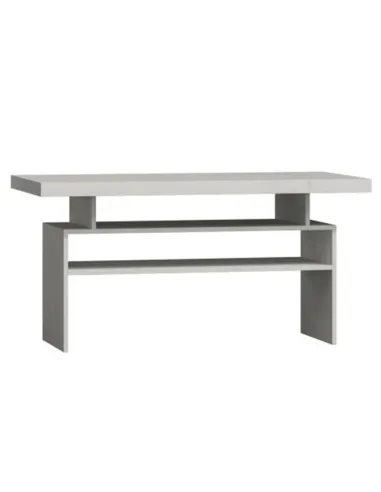 Măsuță cafea INFINITY I-13 living 120x60x60 cm PAL melaminat frasin alb | MobilaOK