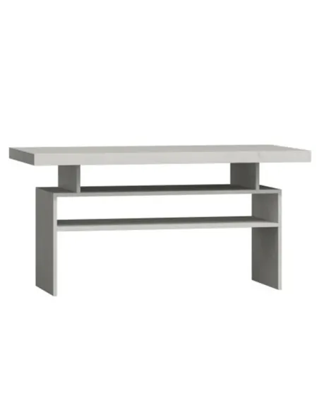 Măsuță cafea INFINITY I-13 living 120x60x60 cm PAL melaminat frasin alb | MobilaOK