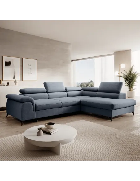 Set Canapea Extensibilă PONY ROH, Living, 275x205 cm, Whisper 15, KONDELA | MobilaOK
