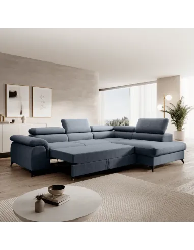 Set Canapea Extensibilă PONY ROH, Living, 275x205 cm, Whisper 15, KONDELA | MobilaOK