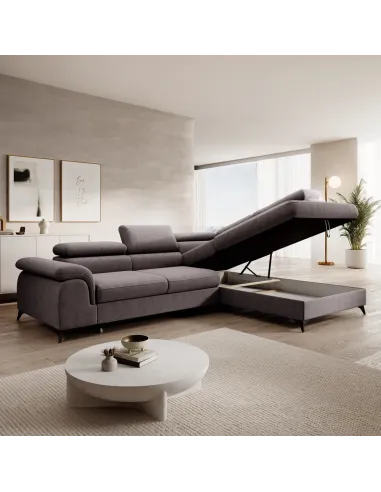 Canapea extensibilă PONY ROH, living, 275x205 cm, Whisper 100k cicluri | MobilaOK