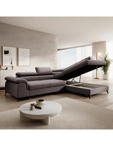 Canapea extensibilă PONY ROH, living, 275x205 cm, Whisper 100k cicluri | MobilaOK