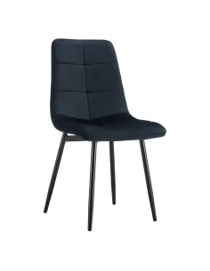Scaun Dining DAMIA, sufragerie, 45x58x89 cm, velvet/metal | MobilaOK
