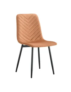 Scaun RAMITA TIP 2, living/birou, 44.5x56.5x86 cm, Velvet pe cadru metal | MobilaOK