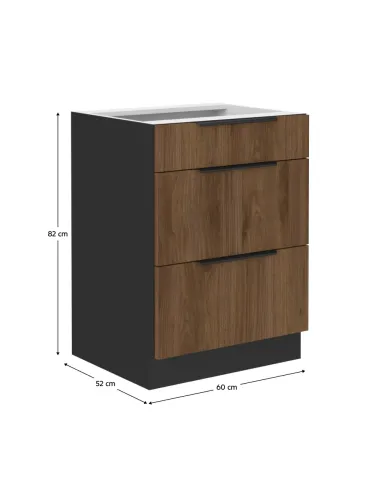 Dulap baie, MENZO, baie, 60x52x82 cm, PAL melaminat | MobilaOK