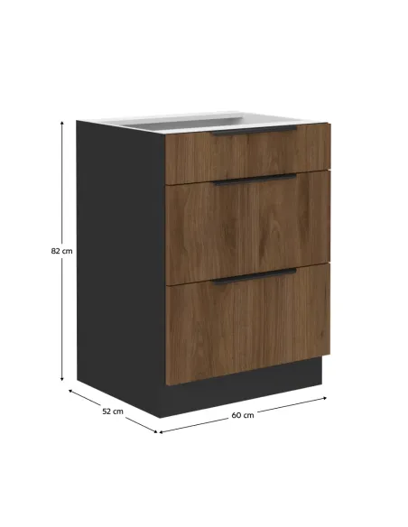 Dulap baie, MENZO, baie, 60x52x82 cm, PAL melaminat | MobilaOK