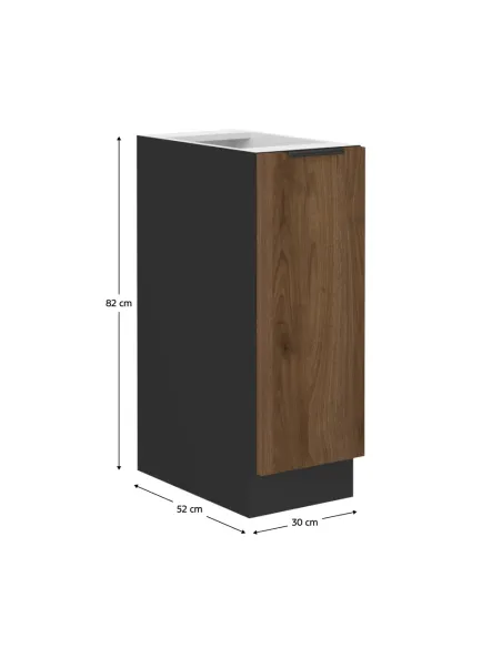 Dulap bucătărie MENZO 30 D CARGO BB, 30x52x82 cm, PAL melaminat | MobilaOK