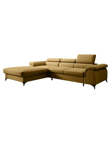 Canapea extensibilă HORTY ROH, living, 275x205 cm, Whisper 10, picioare metal | MobilaOK