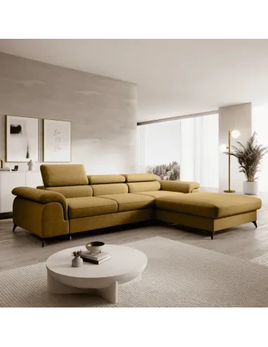 Canapea extensibilă HORTY ROH, living, 275x205 cm, PAL, KONDELA | MobilaOK