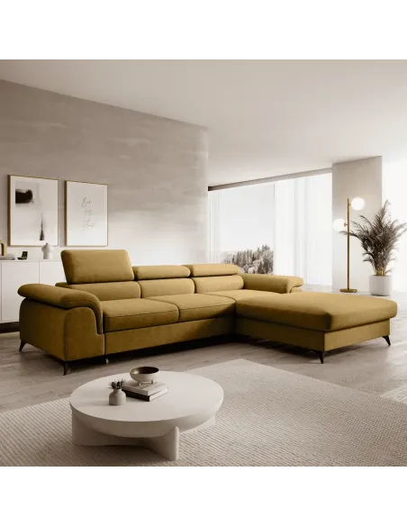 Canapea extensibilă HORTY ROH, living, 275x205 cm, PAL, KONDELA | MobilaOK