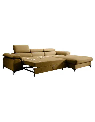 Canapea extensibilă HORTY ROH, living, 275x205 cm, PAL, KONDELA | MobilaOK