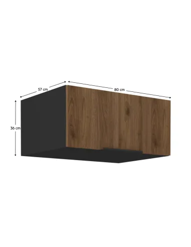 Dulap Superior (corp suspendat), MENZO, dormitor/hol, 80x57x36 cm, PAL melaminat | MobilaOK