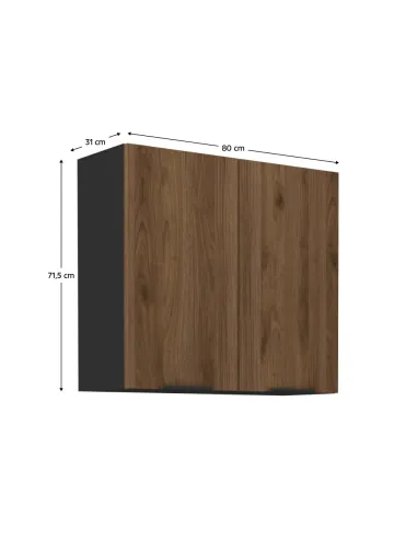 Dulap Superior (corp suspendat), MENZO, dormitor, 80x31x71.5 cm, PAL melaminat | MobilaOK