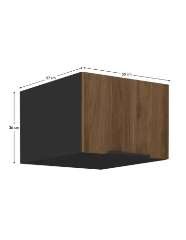 Dulap Superior (corp suspendat), MENZO, dormitor/living, 50x57x36 cm, PAL melaminat | MobilaOK