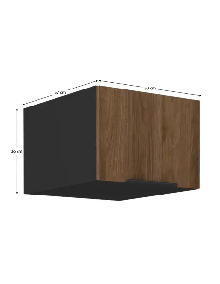 Dulap Superior (corp suspendat), MENZO, dormitor/living, 50x57x36 cm, PAL melaminat | MobilaOK