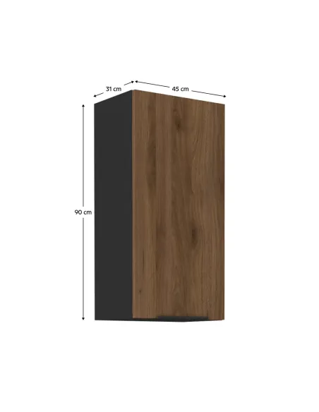 Dulap Superior (corp suspendat) MENZO, dormitor/hol, 45x31x90 cm, PAL melaminat | MobilaOK