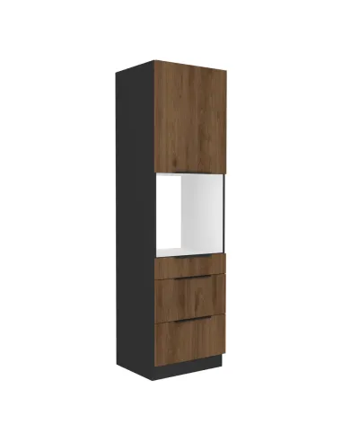 Dulap înalt MENZO, pentru bucătărie, 60x57x210 cm, PAL melaminat | MobilaOK