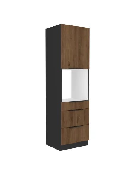 Dulap înalt MENZO, pentru bucătărie, 60x57x210 cm, PAL melaminat | MobilaOK