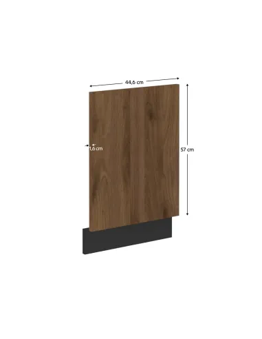 Ușă incorporabilă mașină vase MENZO, bucătărie, 570x446 mm, PAL melaminat nuc okapi | MobilaOK