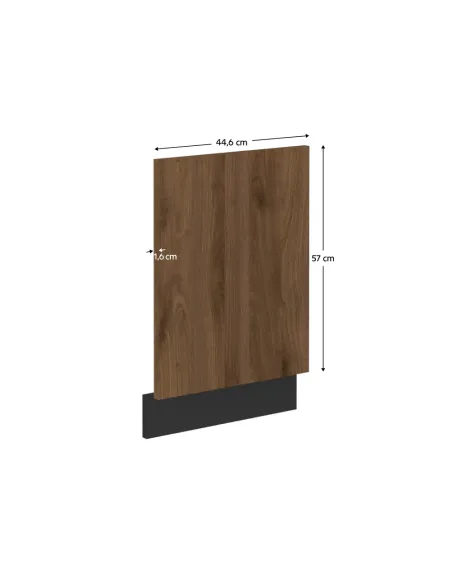 Ușă incorporabilă mașină vase MENZO, bucătărie, 570x446 mm, PAL melaminat nuc okapi | MobilaOK