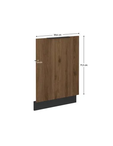 Ușă incorporabilă MENZO, bucătărie, 596x713 mm, PAL melaminat nuc okapi | MobilaOK