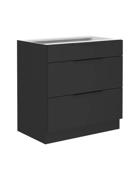 Dulap inferior, SIBER, bucatarie, 80x52x82 cm, PAL, KONDELA | MobilaOK