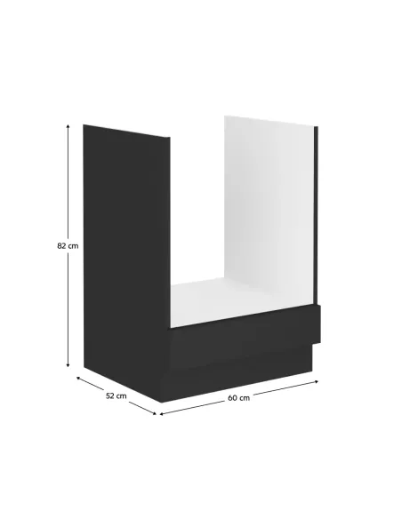 Dulap bucătărie SIBER 60 D GAZ BB, 60x52x82 cm, PAL melaminat | MobilaOK