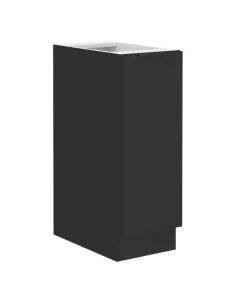 Dulap inferior SIBER 30 D CARGO, negru, 30x52x82 cm, PAL | MobilaOK