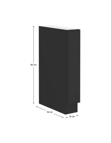 Dulap bucătărie SIBER 15 D CARGO BB, 15x52x82 cm, PAL melaminat | MobilaOK
