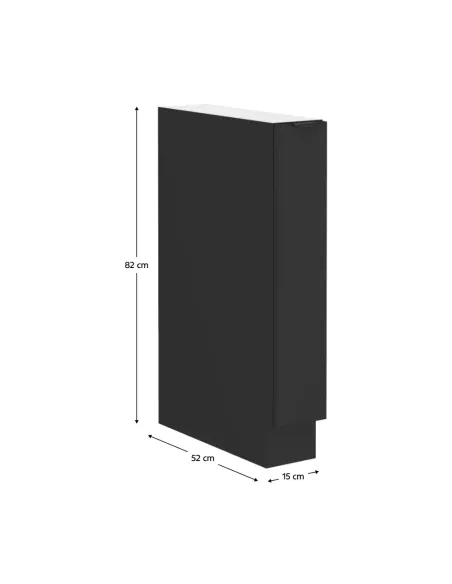 Dulap bucătărie SIBER 15 D CARGO BB, 15x52x82 cm, PAL melaminat | MobilaOK