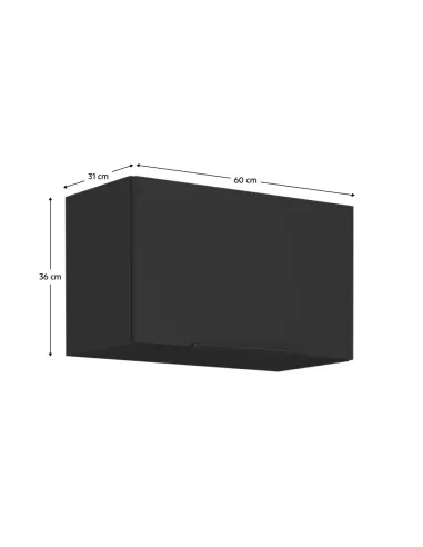 Dulap Superior, SIBER, Bucătărie/Hol, 60x31x36 cm, PAL Melaminat | MobilaOK