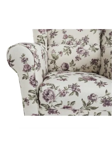 Fotoliu ASTRID, living, 86x105x82 cm, material textil, picioare lemn | MobilaOK