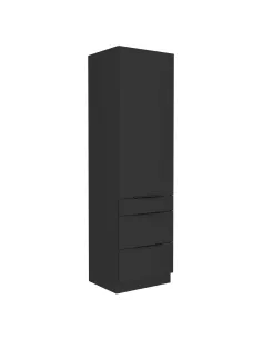 Dulap SIBER, dulap înalt pentru hol/dormitor, 60x57x210 cm, PAL melaminat | MobilaOK