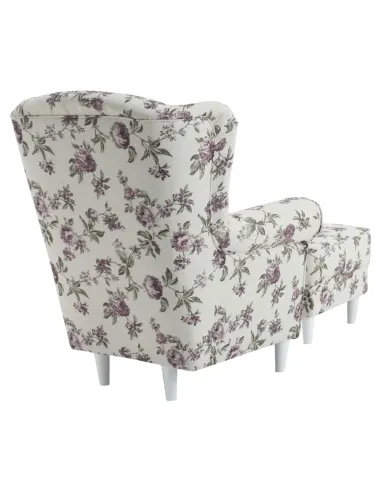 Fotoliu ASTRID, living, 86x105x82 cm, material textil, picioare lemn | MobilaOK