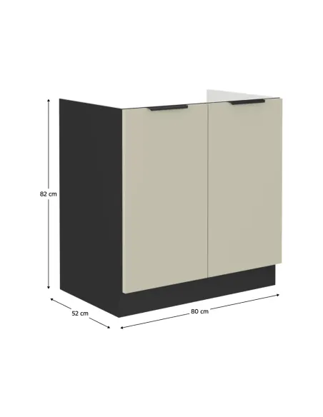 Dulap baie, ARAKA, baie, 80x52x82 cm, PAL melaminat | MobilaOK