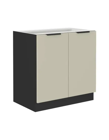 Dulap inferior, ARAKA, baie, 80x52x82 cm, PAL melaminat | MobilaOK