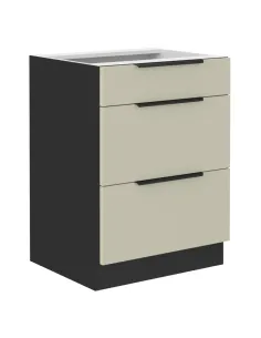 Dulap inferior bucătărie, ARAKA, 60x52x82 cm, PAL melaminat | MobilaOK