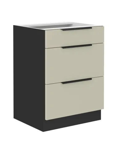 Dulap inferior bucătărie, ARAKA, 60x52x82 cm, PAL melaminat | MobilaOK