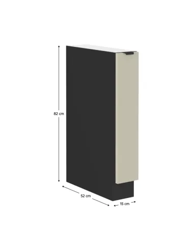 Dulap inferior bucătărie ARAKA, 15x52x82 cm, PAL melaminat | MobilaOK