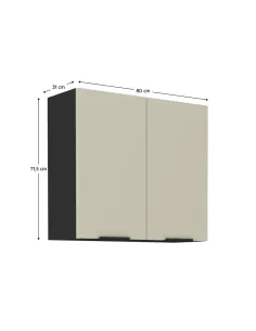 Dulap Superior, ARAKA, Bucătărie, 80x31x71 cm, PAL Melaminat | MobilaOK 2