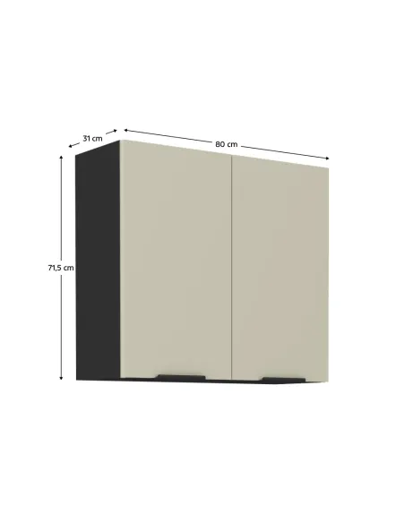 Dulap Superior, ARAKA, Bucătărie, 80x31x71 cm, PAL Melaminat | MobilaOK