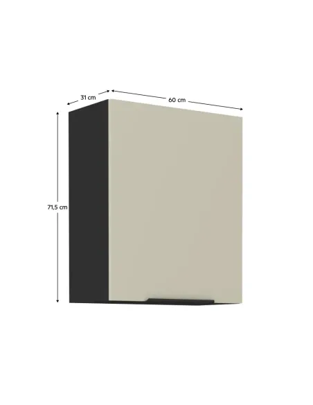 Dulap Superior, ARAKA, Bucătărie, 60x31x71.5 cm, PAL Melaminat | MobilaOK